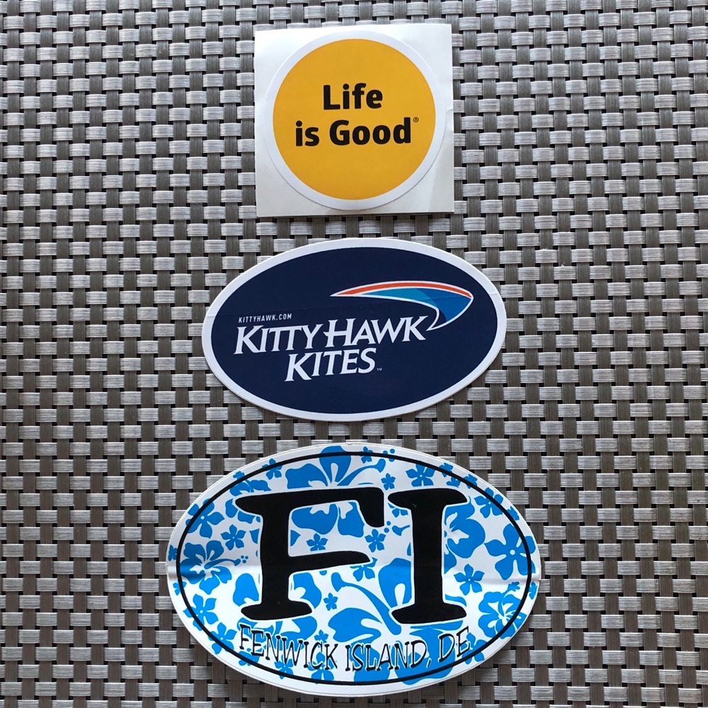 Bundle of Beach Decals/Stickers Fenwick/Kitty Hawk
